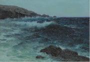 Lionel Walden, Hawaiian Coastline, oil painting by Lionel Walden